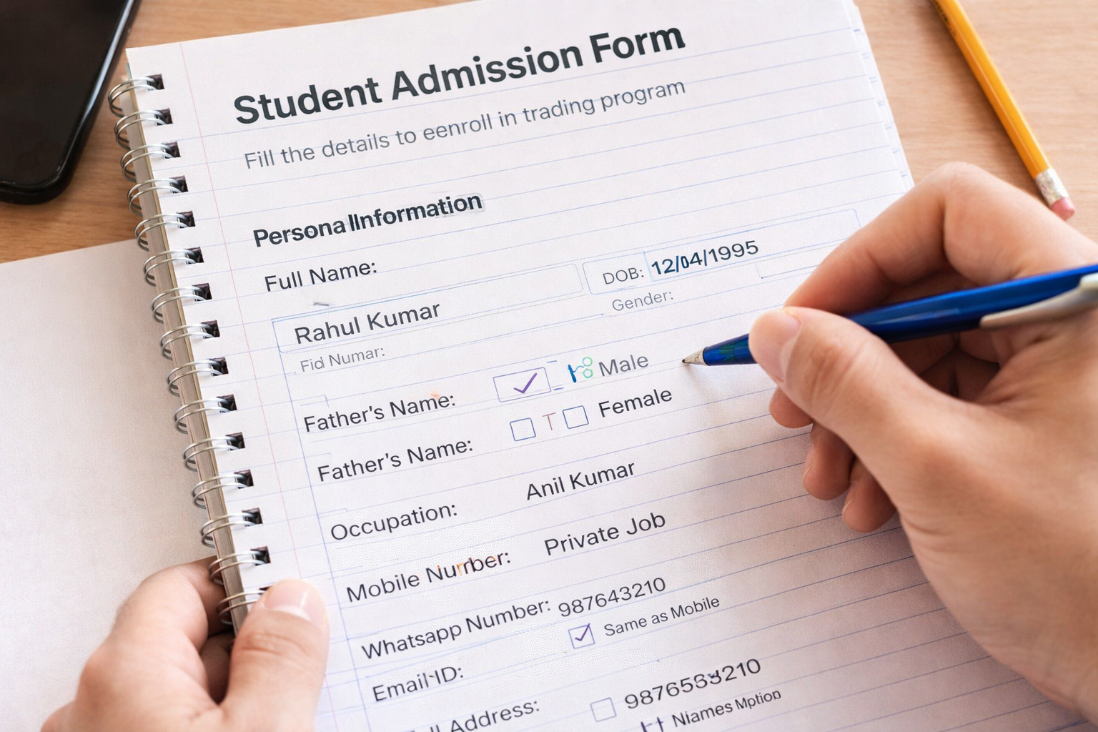 Admission Form Banner